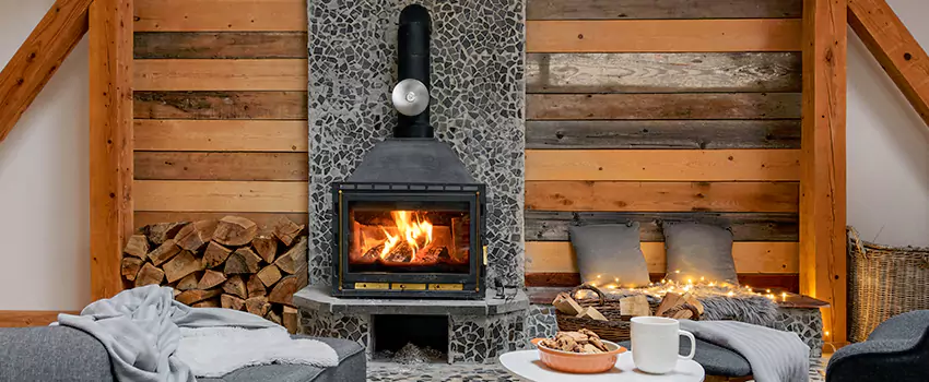 Thelin Hearth Products Direct Vent Gas Stove Fireplace Inspection in Seminole, Florida